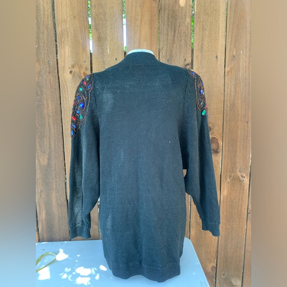 90s Vintage Spoleto Ramie/Cotton cardigan sweater size Medium RN74463. - Picture 2 of 9